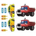 thumbnail image 2 of Cars and Dump Trucks - 12 Toddler Kids Wall Stickup Decals, 2 of 2