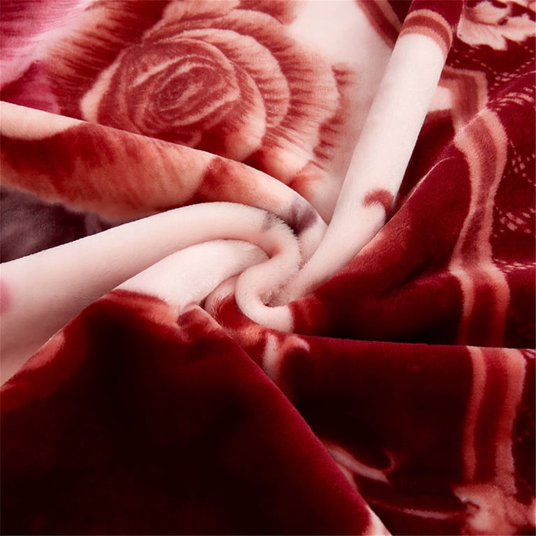 JML Soft Plush Fleece Blanket for Bed Queen 75