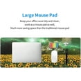 thumbnail image 7 of Sunflower in The Starry Gaming Mouse XXL XL Large Mouse Pad Mat Long Extended Mousepad Desk Pad Non-Slip Rubber Mice Pads Stitched Edges (31.5x11.8Inch), 7 of 7