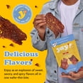 thumbnail image 5 of Yay's Snacks Sweet and Spicy Beef Crisps | High-Protein Ready-to-Eat Crispy Crunchy Chipped beef | Mild Beef Jerky with 24g Protein per Bag, Non-GMO Healthy Meat Snack, Made in USA pack of 1(1.75 oz), 5 of 9