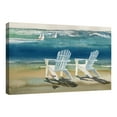 thumbnail image 4 of Masterpiece Art Gallery Adirondack Chairs at the Beach by Lynnea Washburn Canvas Art Print 24" x 36", 4 of 4