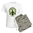 thumbnail image 5 of CafePress - Flanagan Clan Motto Women's Light Pajamas - Women's Short Sleeve Print T-Shirt and Pants Light Cotton Pajama Set, 5 of 7