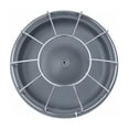 Poultry Feeding Trough, Metal Guard Chicken Feeder for Farm Yard and ...
