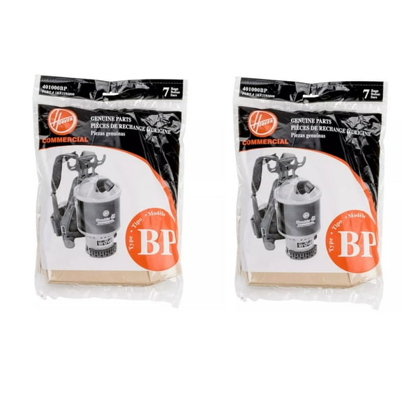 14 Hoover C2401 Backpack Vacuum Cleaner Replacement Bags 401000BP