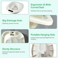 thumbnail image 6 of Moclever 51oz Electric Sitz Bath, over the Toilet Sitz Bath with 2-Level Water Flow Temperature Display for Pregnant Postpartum Hemorrhoid Elderly Care, White, 6 of 12