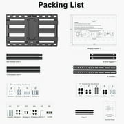 USX MOUNT Full Motion TV Wall Mount for 47-92 inch TVs Swivels Tilts Extension Rotation Holds up to 132lbs Max VESA 600x400mm, Fit 16 Wood Stud