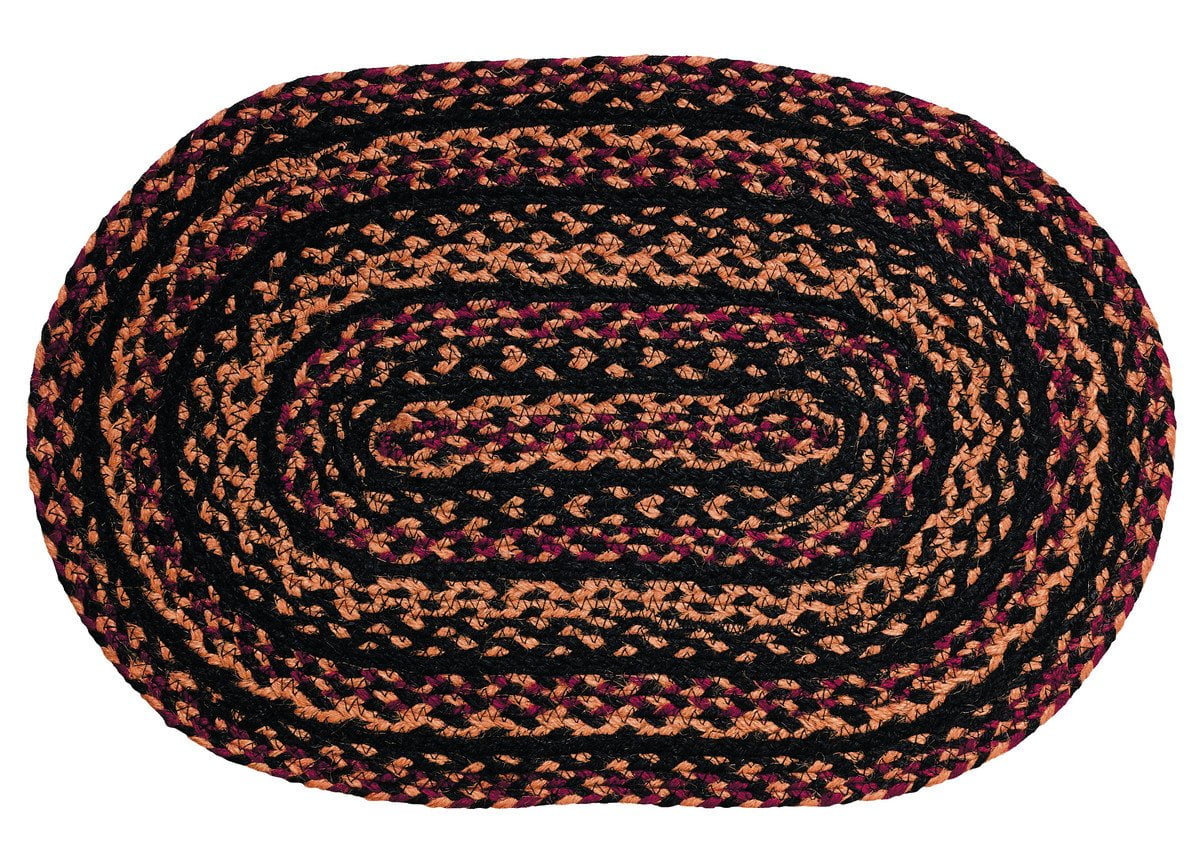 Blackberry Braided Placemat, 13in. x 19in. Set of 4