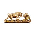 thumbnail image 3 of deevoka Animal Sculpture Decor Modern Bull Statue for Desktop Shop Room S, 3 of 9