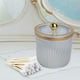 thumbnail image 3 of Organizador de cosméticos, herramienta de maquillaje, recipiente de almacenamiento, soporte para bolas de hisopo de maquillaje, frasco Blanco, 3 of 7