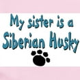 thumbnail image 2 of CafePress - My Sister Is A Siberian Husky Infant Bodysuit - Baby Light Bodysuit, Size Newborn - 24 Months, 2 of 4