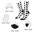 thumbnail image 5 of Honeii Soccer Ball Print Adult Socks,Crew Socks,Casual Calf Socks,Daily Wear Socks for Men & Women, Perfect for Sports, Casual and Everyday Use, 5 of 6