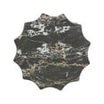 thumbnail image 4 of Pemberly Row Indoor / Outdoor Faux Marble & Stone Stool in Black, 4 of 7