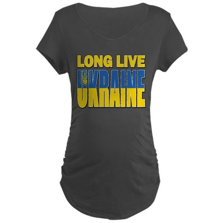 

CafePress - Long Live Ukraine Women s Maternity T Shirt - Maternity Dark T-Shirt