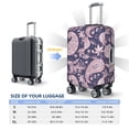 thumbnail image 2 of Luggage Cover Anti Scratch, Pink Purple Paisley Elastic Suitcase Protector Fits 18-32 Inch Luggage, 2 of 2