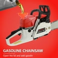 thumbnail image 5 of Floseru 58 cc Gas Powered Chainsaw, 20 in Quick-Switch Bars – 550 ml Fuel Tanks, Automatic Chain Oiler, Centrifugal Air Filter, Quick Start, Inertial Chain Brake, 5 of 7