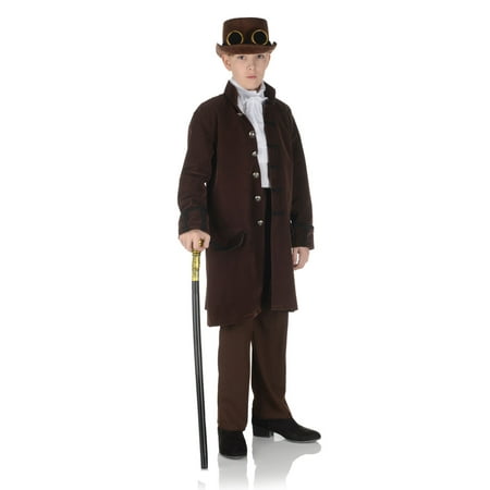 Brown Boys Child Victorian Style Halloween Costume Frock