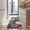 thumbnail image 4 of Multicolor Cartoon Floral Pattern Kitchen Rug Mat,Kitchen Runner Rugs Non Skid Washable,Decorative Kitchen Floor Mats for Kitchen,Sink,Laundry,17"x47.2", 4 of 7