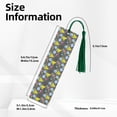 thumbnail image 3 of Kdxio Geometric Print Metal Tassel Bookmarks,Perfect Gift for Art Lovers and Bookworms Metal Bookmarks for Women, 3 of 8