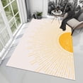 thumbnail image 3 of Dreammotif Sun Decor Modern Area Rug for Living Room - 3.3 x 5 ft Machine Washable, Thin, Non Slip Backing Carpet, 3 of 8