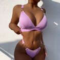thumbnail image 2 of Traje de baño de dos piezas con sujetador relleno de dos piezas para mujer Ropa de playa Fridja  nalpqowj61443, 2 of 9