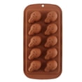 thumbnail image 1 of Halloween molde para hornear galletas chocolate mago sombrero cráneo bandeja de hielo DIY epoxi calabaza forma, 1 of 7