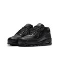 thumbnail image 1 of Zapatillas deportivas Air Max 90 de piel triple negro y blanco de caña baja con amortiguación Air Cushion para hombre y mujer, 1 of 4