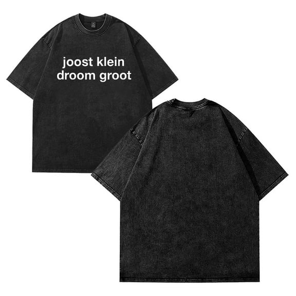Joost Klein Droom Groot Merch T-Shirt Crewneck Short Sleeve Men/Women Cotton Vintage Wash Tee
