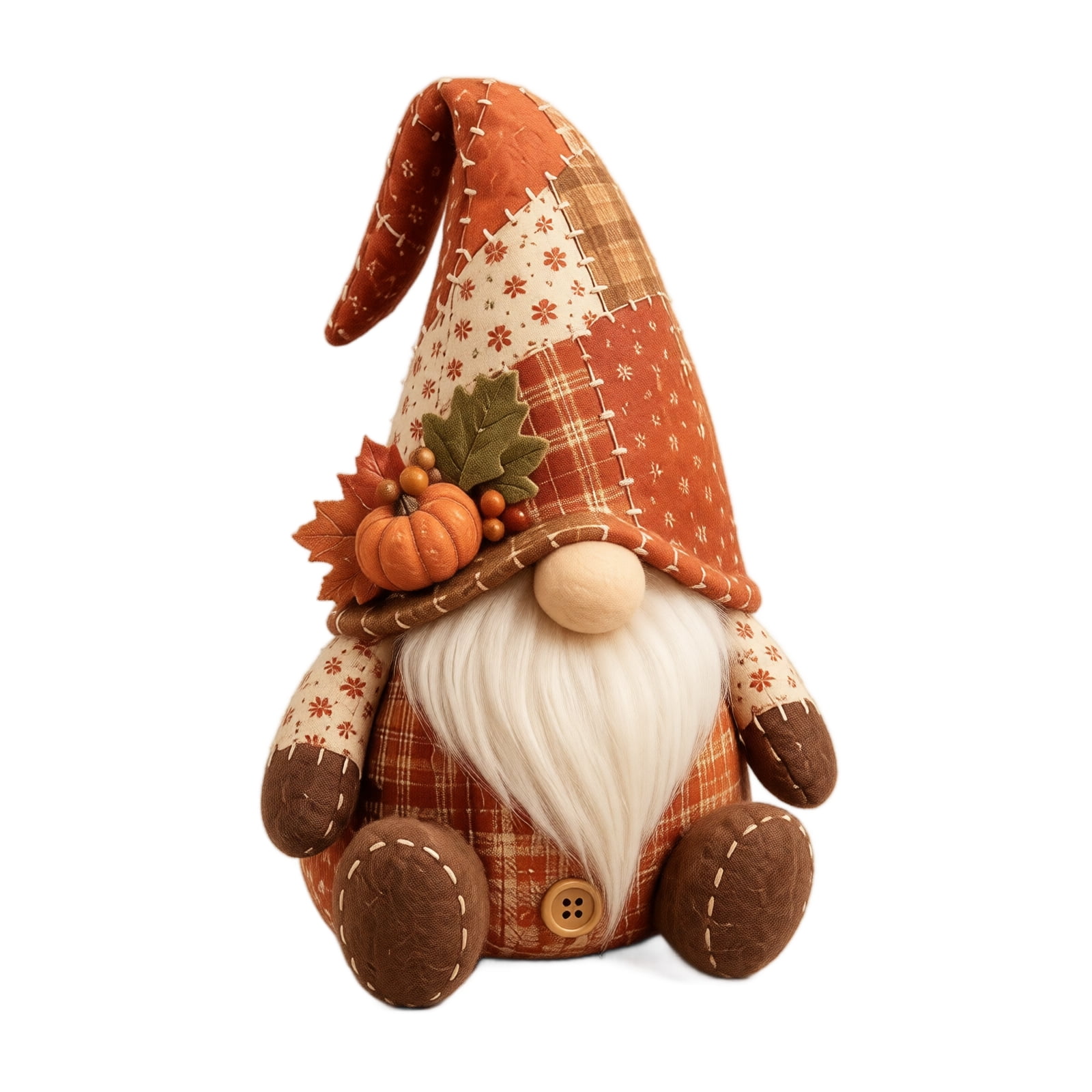 Kiddiway DIY Patchwork Kit for Crafts - Gnome Sewing Set with Pre-Cut Fabrics Creative Arts and Crafts for Home Decor and Gift