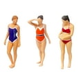 thumbnail image 1 of segolike 1/64 Girl Figures Beach, Swimsuit Woman Model, Realistic Miniature Model, Trains 3pcs, 1 of 9