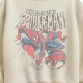 thumbnail image 2 of Marvel - Spider-Man Web Collage - Women's Oversized Fleece Crew Sweatshirt, 2 of 4
