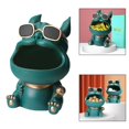 thumbnail image 1 of Figurillas de caja de almacenamiento de baratija moda gran boca perro estatua escritorio diveos contenedor organizador Colco estatuas estatuillas, 1 of 8