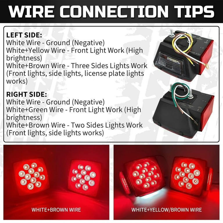 How To Wire Led Boat Trailer Lights Shelly Lighting