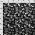 thumbnail image 3 of oneOone Polyester Lycra Black Fabric Travel Quilting Supplies Print Sewing Fabric By The Yard 56 Inch Wide, 3 of 6