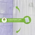 thumbnail image 2 of Forro de cortina de ducha Clean Healthy Living PEVA Frost, 2 of 4