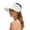Light Yellow, variant on SGMVNU Fashion Sun Hats Visor for Women, Packable Wide Brim UPF Straw Beach Hat with Adjustable Ponytail Hole for Summer Travel, One Size, White