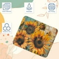 thumbnail image 3 of PhooArto Comfortable Mouse Pad Vintage Sunflowers Letters Painting Desktop Mousepad , 21 x 25 cm Mouse Mat, Non-Slip Rubber Base, Improves Speed and Precision, 3 of 7