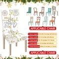 thumbnail image 4 of Fundas para Sillas Ganeen 6 Pzas Navideñas Lavables y Elásticas, 4 of 6