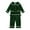 Dark Green, variant on Godderr Toddler Kid Baby Girl Pajamas Set Long Sleeve Ruffle Tops+ Long Pants Pajamas 2 Pieces