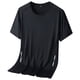 thumbnail image 3 of Ceisia Men's Slim Fit Short Sleeve Crew Neck Quick-Dry Athletic T-Shirt with Reflective Strips Black XXXL Gifts, 3 of 8