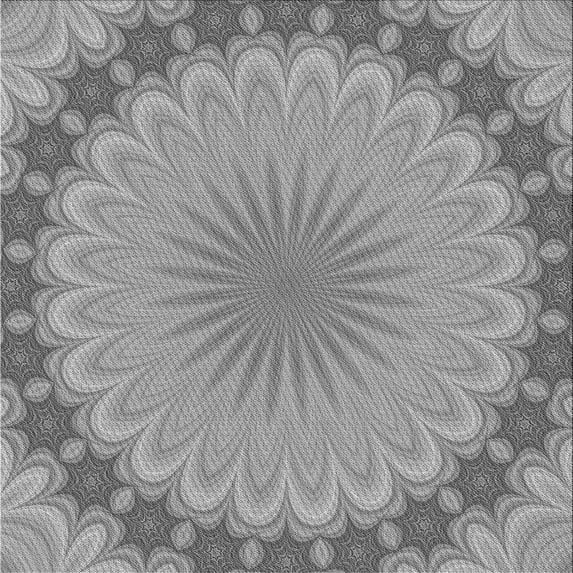 Ahgly Company Machine Washable Indoor Square Transitional Gray Cloud Gray Area Rugs, 6' Square