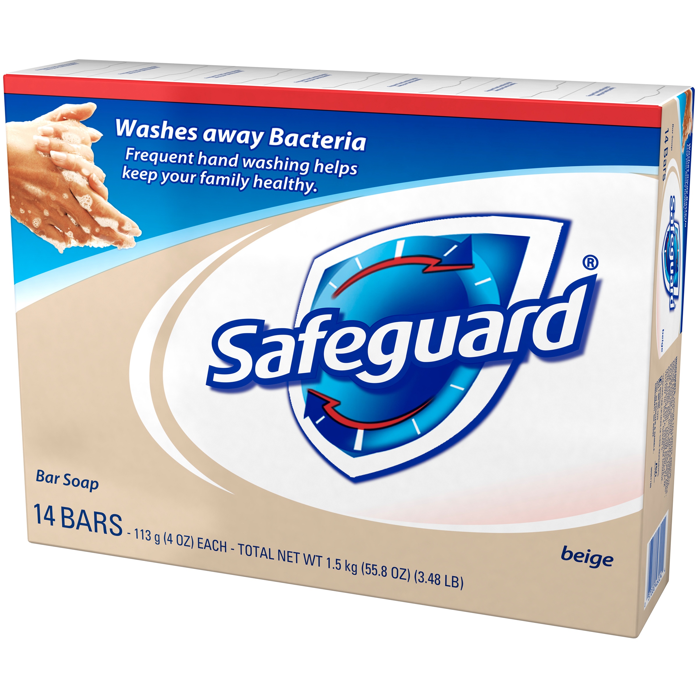 Safeguard Original Bar Soap, Beige, 4 Ounces, 14 Pack - image 4 of 6