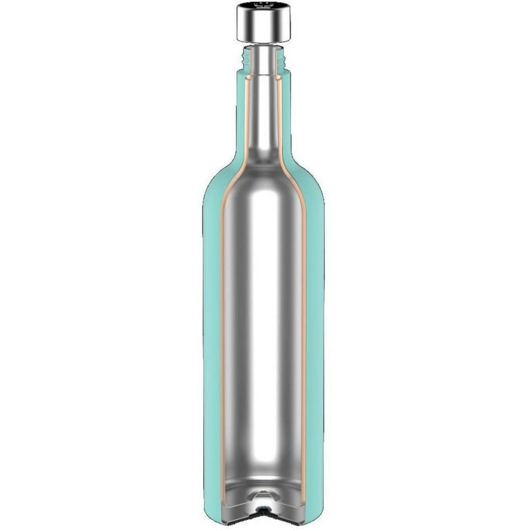 BrüMate Winesulator 25 Oz Triple-Walled Insulated Wine Canteen Made of  Stainless Steel, 24-Hour Temperature Retention, Shatterproof, Comes with