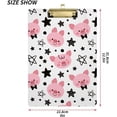 thumbnail image 3 of Coolnut Pig Clipboard, Acrylic Standard A4 Letter Size Clip Board with Low Profile Clip for Office, Classroom, Doctor, Nurse and Teacher Gifts, 3 of 7