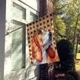 thumbnail image 2 of Carolines Treasures LH9107-FLAG-PARENT Basset Hound Fall Leaves Portrait Flag  multicolor, 2 of 2