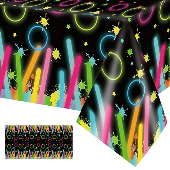 unbranded  Neon Tablecloth Party Decor Birthday Wedding Tablecloths Child