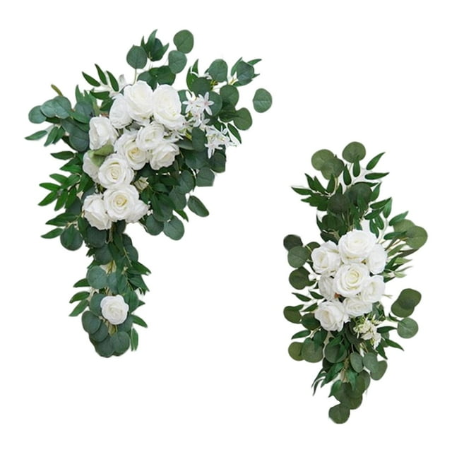Flores artificiales para arcos de boda, guirnaldas, coronas y ramos de flores colgantes decorativos. Estilo B