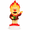 #2-A, variant on Snow Miser LED Lighted Blow Mold and Heat Miser LED Lighted Blow Mold Lighted Holiday Pair for Summer Christmas Parties and Winter Home Decor