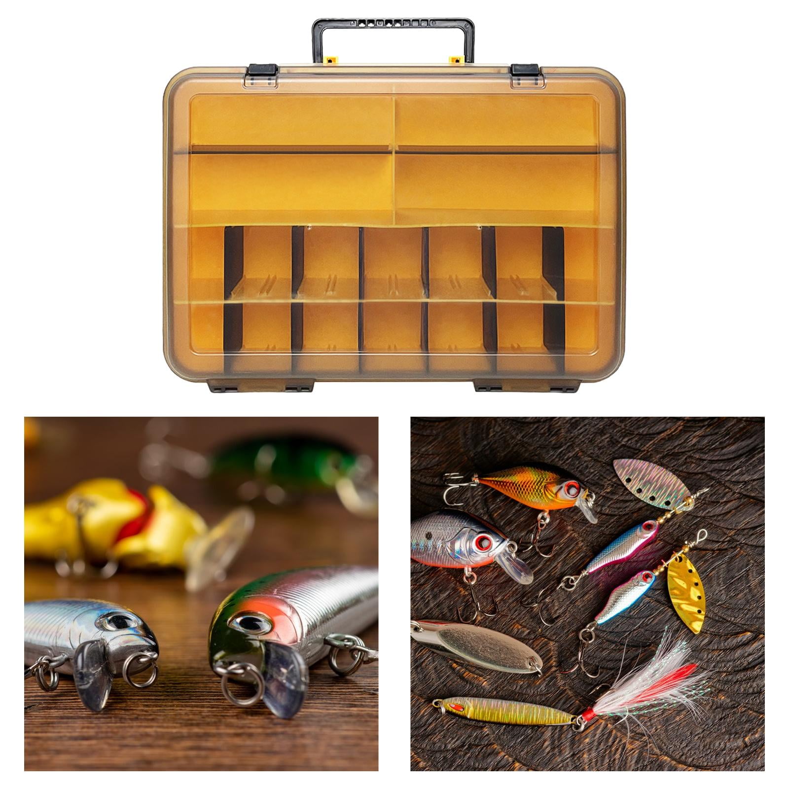 GARENDE Fishing Tackle Box Organizer Case with Compartments Multifunctional