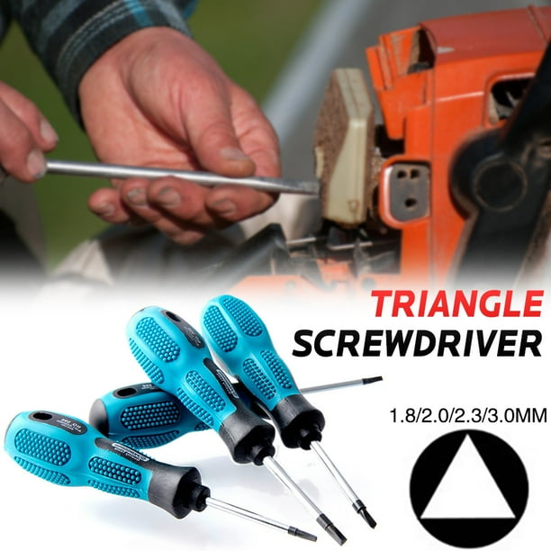 Triangle Screwdriver Set 1.8 / 2 / 2.3 / 3mm CR-V TPR Handle For Electrical - Walmart.com