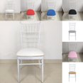 thumbnail image 3 of DOLITY Housse de Chaise Extensible 4 Pcs Polyester Blanc, 3 of 6